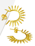 Ottoman Hands Aylin Sunshine Hoop Earrings, Gold