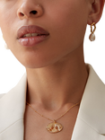 Ottoman Hands Gloria Pearl Stud Earrings, Gold