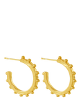 Ottoman Hands Aida Hoop Earrings, Gold