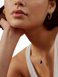 Ottoman Hands Raisa Hoop Earrings, Gold