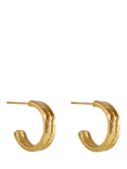 Ottoman Hands Rory Hoop Earrings, Gold