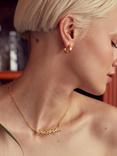 Ottoman Hands Rory Hoop Earrings, Gold
