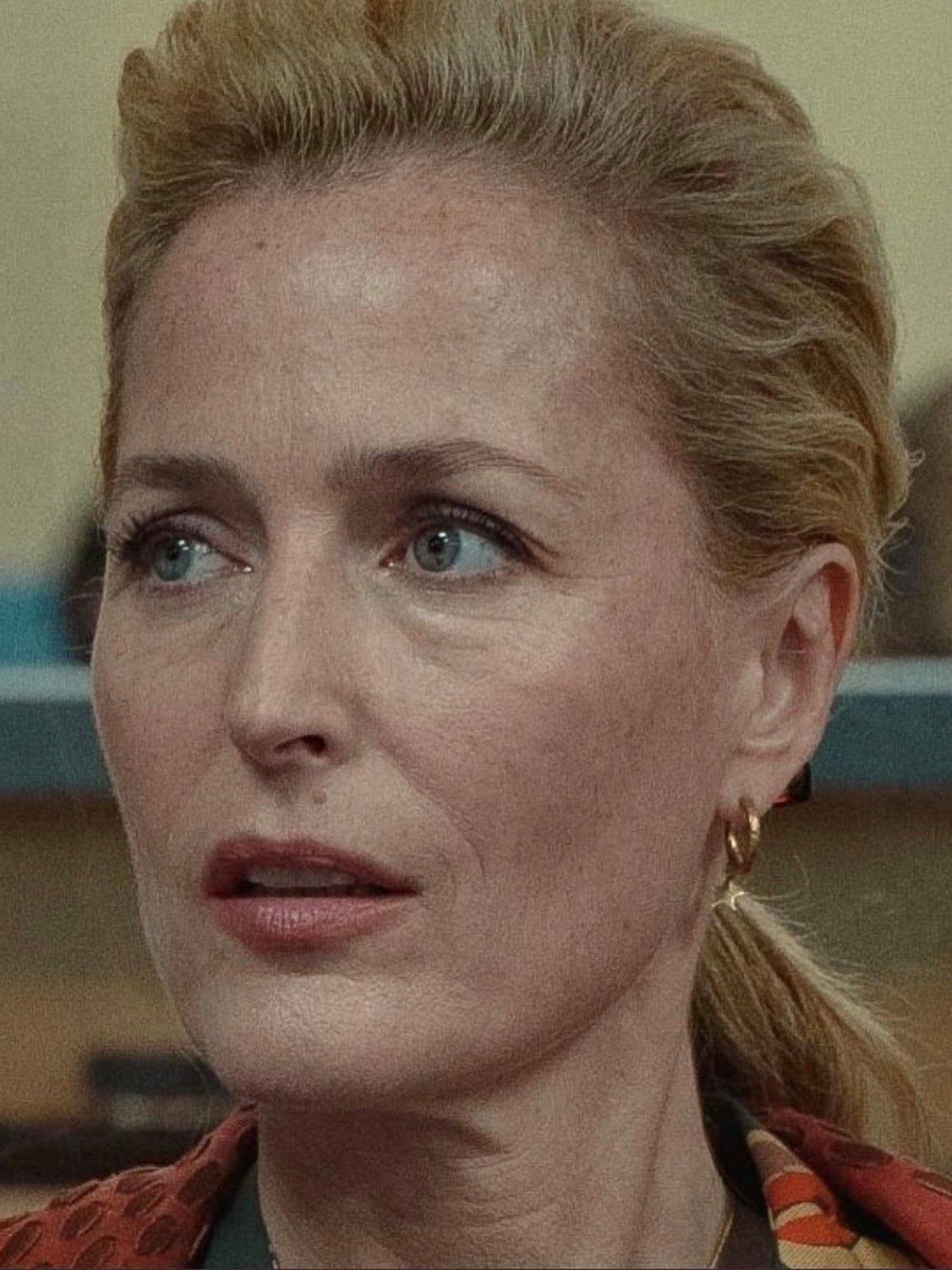 Product image 5 of 8, which shows Ottoman Hands Star Charm Hoop Earrings, Gold