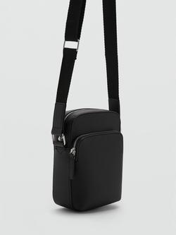 Mango Park Cross Body Handbag - view 2, Black
