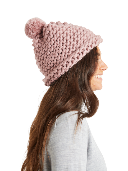 Wool And The Gang Happy Daze Beanie Knitting Pattern - view 2, 