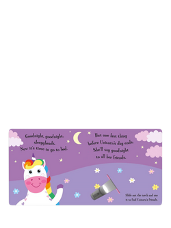 Goodnight Unicorn Magic Torch Children's Book - view 2, Multi