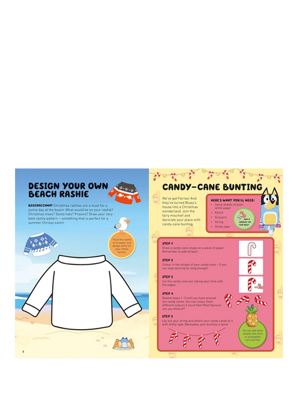 Bluey Christmas Craft Activity Book - view 2, Multi