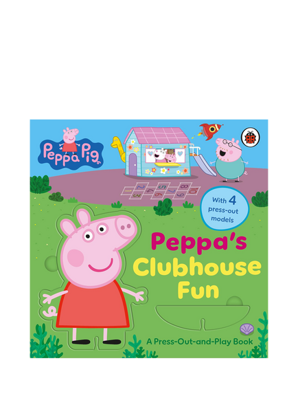 Peppa Pig Peppa's Clubhouse Fun Press Out Kids' Book, Multi