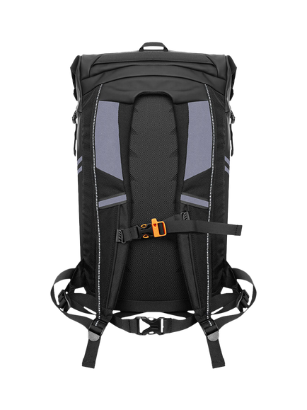 Proviz Reflective Rolltop Backpack, Silver - view 2, Silver
