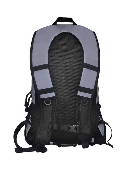 Proviz Fully Reflective Cycling & Commuting Backpack, Silver - view 2, Silver