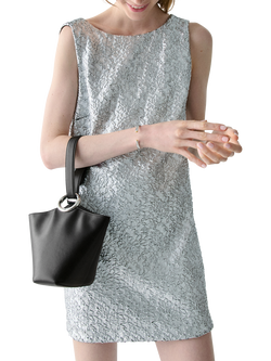 kate spade new york Halo Leather Mini Bucket Bag, Black - view 2, Black