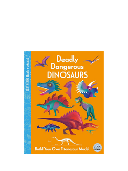 Deadly Dangerous Dinosaurs Kids' Book and Model Kit, Multi