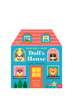 Nosy Crow Fold Out and Play Doll's House Kids' Book, Multi