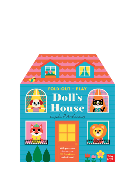 Nosy Crow Fold Out and Play Doll's House Kids' Book, Multi