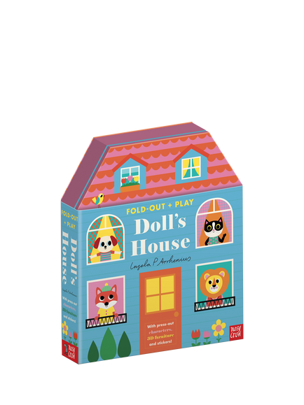 Nosy Crow Fold Out and Play Doll's House Kids' Book - view 2, Multi