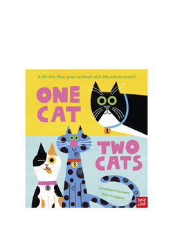 Nosy Crow One Cat Two Cats Kids' Book, Multi