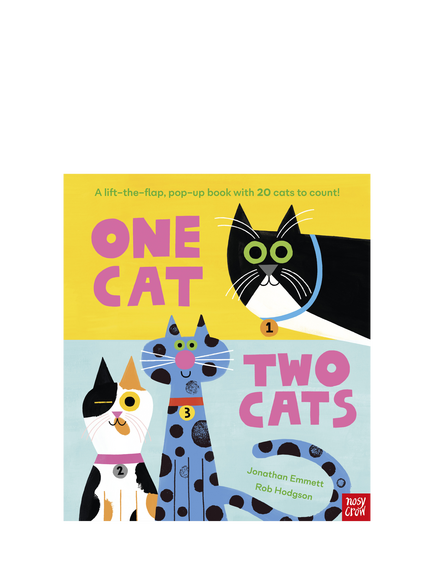 Nosy Crow One Cat Two Cats Kids' Book, Multi
