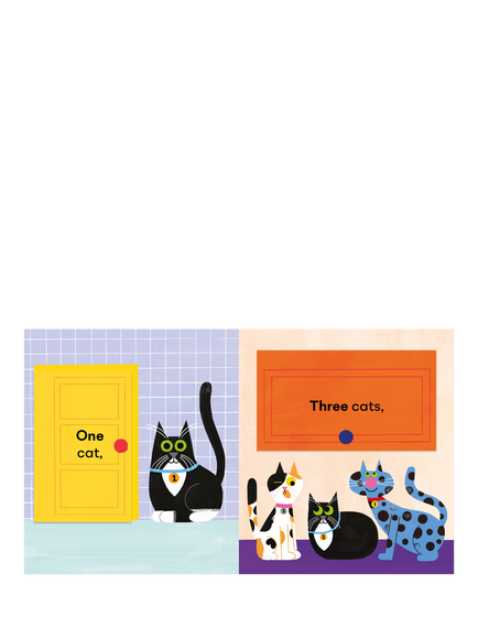Nosy Crow One Cat Two Cats Kids' Book - view 2, Multi