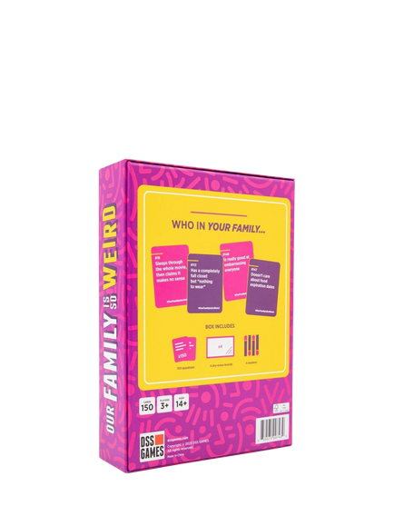 DSS Games Our Family Is So Weird Party Game - view 2, Pink