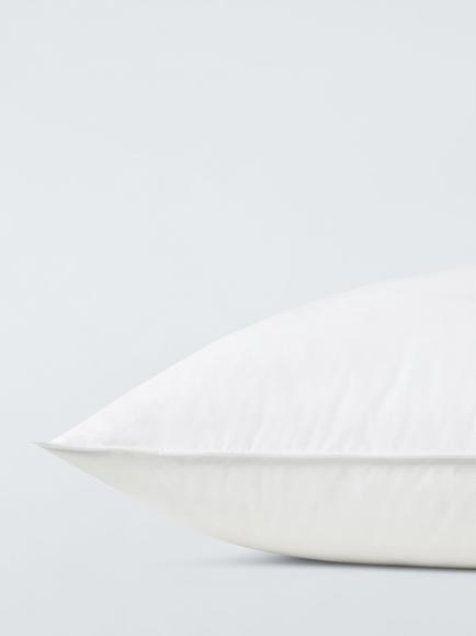John Lewis Hungarian Goose Feather & Down Standard Pillow Pair, Medium (3) - view 2, White