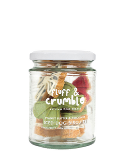 Fluff & Crumble Bows Dog Biscuits, Multi Multi