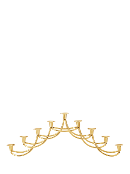 Georg Jensen Harmony Gold Plated Menorah, 