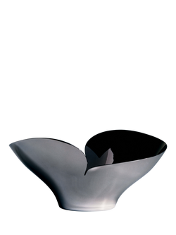 Georg Jensen Bloom Stainless Steel Fruit Bowl, Medium, Silver - view 2, Silver