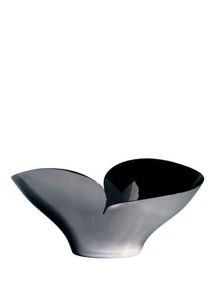 Georg Jensen Bloom Stainless Steel Fruit Bowl, Medium, Silver - view 2, Silver