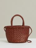 Reiss Nia Leather Tote Bag