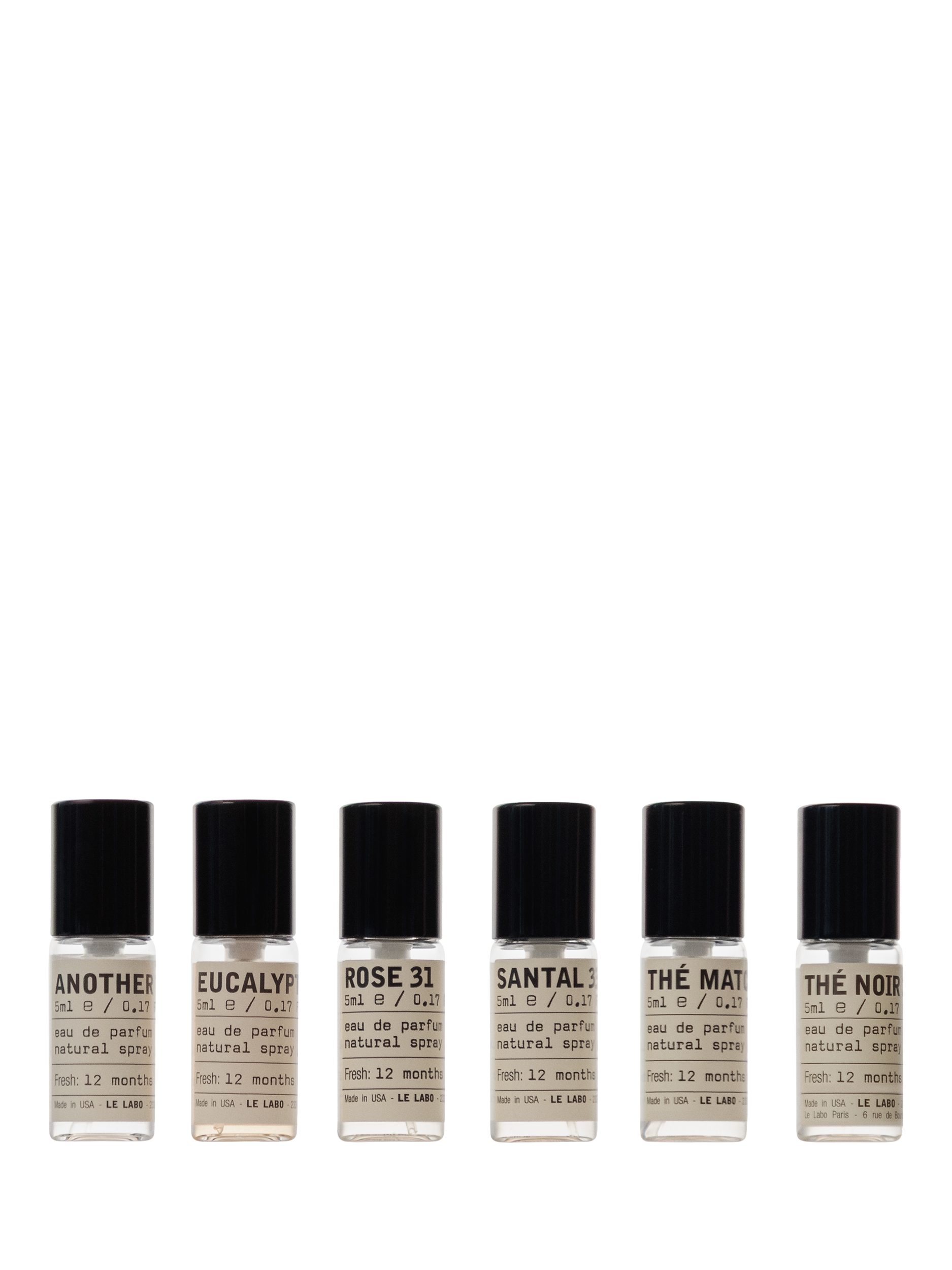 Product image 1 of 3, which shows Le Labo Eau de Parfum Discovery Fragrance Gift Set,  6 x 5ml