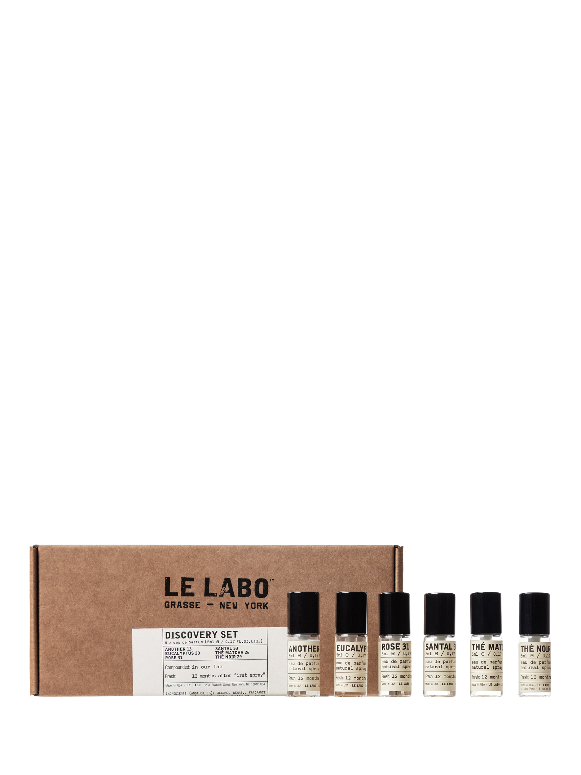 Product image 2 of 3, which shows Le Labo Eau de Parfum Discovery Fragrance Gift Set,  6 x 5ml