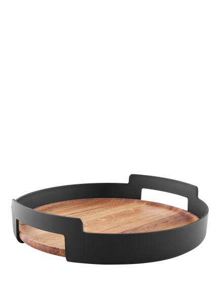 Eva Solo Nordic Kitchen Tray with Bamboo Base, Black/Natural, Natural