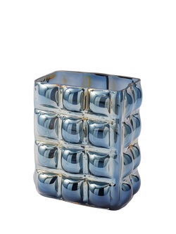 pols potten Bubble Large Glass Vase, Blue, Blue