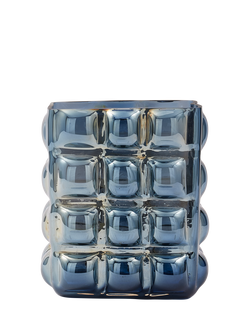 pols potten Bubble Large Glass Vase, Blue - view 2, Blue