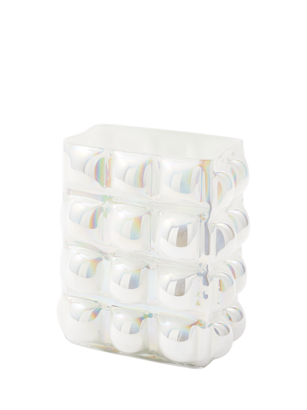 pols potten Bubble Large Glass Vase, White, White