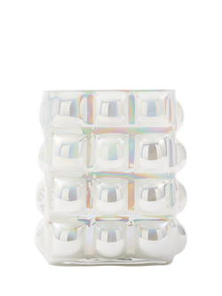 pols potten Bubble Large Glass Vase, White - view 2, White