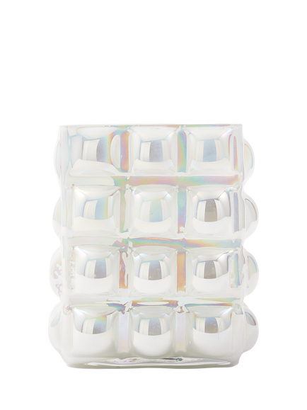 pols potten Bubble Large Glass Vase, White - view 2, White