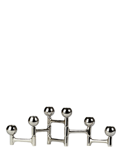 pols potten Round Folding Candle Holder, Nickel, Nickel