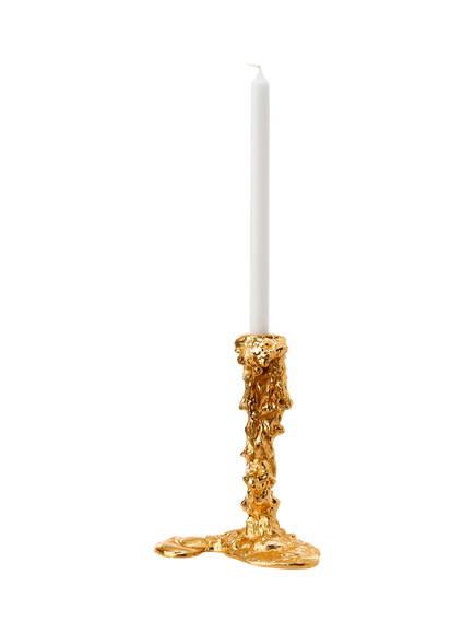 pols potten Drip Large Candle Holder, Gold - view 2, Gold