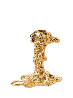 pols potten Drip Small Candle Holder, Gold, Gold