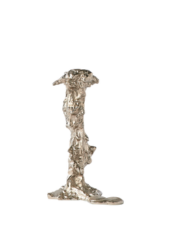 pols potten Drip Large Candle Holder, Silver, Silver