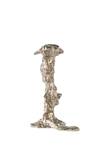 pols potten Drip Large Candle Holder, Silver, Silver