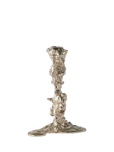 pols potten Drip Large Candle Holder, Silver - view 2, Silver