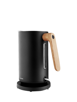 Eva Solo Nordic Kitchen Oak Handle Kettle, 1.5L, Black, Black