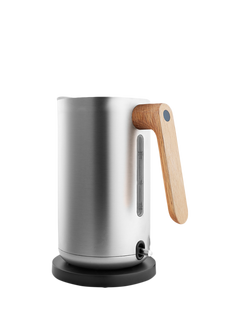 Eva Solo Nordic Kitchen Oak Handle Kettle, 1.5L, Silver