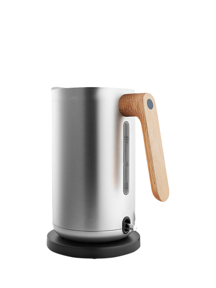 Eva Solo Nordic Kitchen Oak Handle Kettle, 1.5L, Silver, Silver