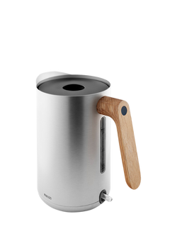 Eva Solo Nordic Kitchen Oak Handle Kettle, 1.5L, Silver - view 2, Silver
