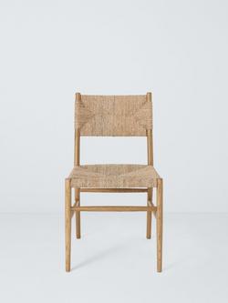 John Lewis Willow Woven Dining Chair, Oak - view 2, Oak