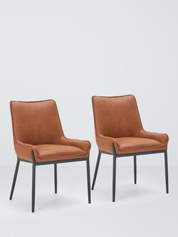 John Lewis Calgary Dining Side Chair, Set of 2, Whisky