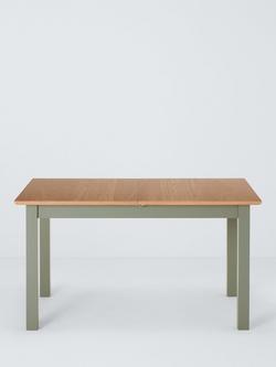 John Lewis Wilton 4-6 Seater Extending Dining Table - view 2, Sage Green
